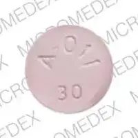 Abilify (Aripiprazole (oral) [ ar-i-pip-ra-zole ])-A-011 30-30 mg-Pink-Round