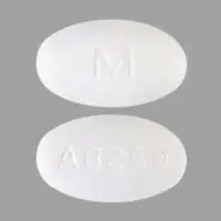 Abiraterone (Abiraterone acetate [ a-bir-a-te-rone ])-M AB250-250 mg-White-Oval