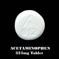 Acetaminophen (Acetaminophen (oral))-AP 012-325 mg-White-Round