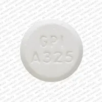 Acetaminophen (Acetaminophen (oral))-GPI A325-325 mg-White-Round