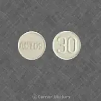 Actos (Pioglitazone (oral))-ACTOS 30-30 mg-White-Round