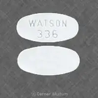 Acyclovir (Acyclovir (oral) [ a-sye-klo-veer ])-WATSON 336-800 mg-White-Oval