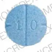 Adderall (Amphetamine and dextroamphetamine)-AD 1 0-10 mg-Blue-Round