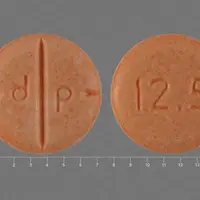 Adderall (Amphetamine and dextroamphetamine)-d p 12.5-12.5 mg-Peach-Round