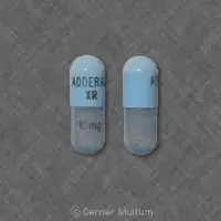 Adderall xr (Amphetamine and dextroamphetamine [ am-fet-a-meen-and-dex-troe-am-fet-a-meen ])-ADDERALL XR 10 mg-10 mg-Blue-Capsule-shape