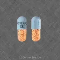 Adderall xr (Amphetamine and dextroamphetamine [ am-fet-a-meen-and-dex-troe-am-fet-a-meen ])-ADDERALL XR 5 mg-5 mg-Blue-Capsule-shape