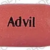 Advil (Ibuprofen [ eye-bue-proe-fen ])-Advil-200 mg-Brown-Oval