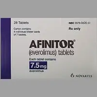 Afinitor (Everolimus)-NVR 7P5-7.5 mg-White-Oval