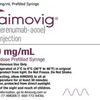 Aimovig sureclick autoinjector (Erenumab [ e-ren-ue-mab ])-medicine-140 mg/mL single-dose prefilled syringe