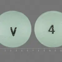 Albuterol inhalation (Albuterol inhalation)-V 4-4 mg-Green-Round