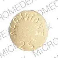 Aldactone (Spironolactone [ spir-on-oh-lak-tone ])-ALDACTONE 25 SEARLE 1001-25 mg-Yellow-Round