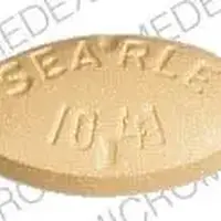 Aldactone (Spironolactone [ spir-on-oh-lak-tone ])-ALDACTONE 50 SEARLE 1041-50 mg-Orange-Oval