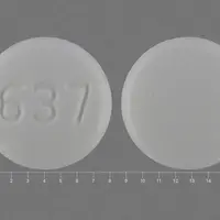 Alendronate (Alendronate [ a-len-dro-nate ])-637-35 mg-White-Round