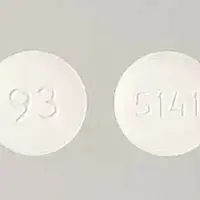 Alendronate (Alendronate [ a-len-dro-nate ])-93 5141-10 mg-White-Round