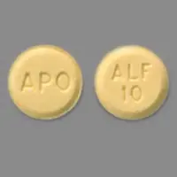 Alfuzosin (Alfuzosin [ al-fue-zoe-sin ])-APO ALF 10-10 mg-Yellow-Round