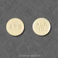 Alfuzosin (Alfuzosin [ al-fue-zoe-sin ])-APO ALF 10-10 mg-Yellow-Round