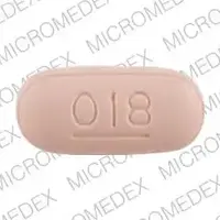 Allegra (Fexofenadine)-E 018-180 mg-Orange-Oval