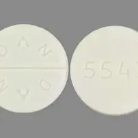 Allopurinol (Allopurinol (oral/injection) [ al-oh-pure-i-nol ])-5543 DAN DAN-100 mg-White-Round