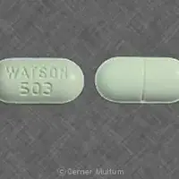 Acetaminophen and hydrocodone (Acetaminophen and hydrocodone [ a-seet-a-min-oh-fen-and-hye-droe-koe-done ])-WATSON 503-650 mg / 10 mg-Green-Oval