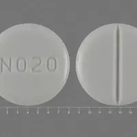 Allopurinol (Allopurinol (oral/injection) [ al-oh-pure-i-nol ])-N020-100 mg-White-Round