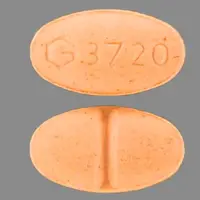 Alprazolam (Alprazolam)-G 3720-0.5 mg-Orange-Oval