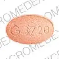 Alprazolam (Alprazolam)-G 3720-0.5 mg-Orange-Oval