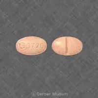 Alprazolam (Alprazolam)-G 3720-0.5 mg-Orange-Oval