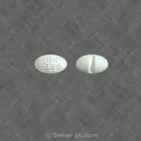 Alprazolam (Alprazolam)-GG 256-0.25 mg-White-Oval