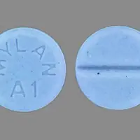 Alprazolam (Alprazolam)-MYLAN A1-1 mg-Blue-Round