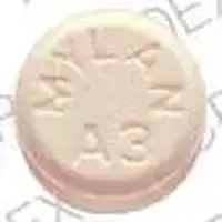 Alprazolam (Alprazolam)-MYLAN A3-0.5 mg-Orange-Round