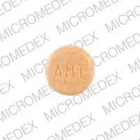 Amantadine (Amantadine)-AMT 832-100 mg-Orange-Round