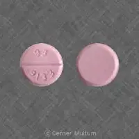 Amiodarone (Amiodarone tablets (oral) [ a-mi-oh-da-rone ])-93 9133-200 mg-Pink-Round