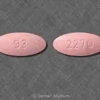 Amoxicillin and clavulanate potassium (Amoxicillin and clavulanate potassium [ am-ok-i-sil-in-klav-ue-lan-ate-poe-tas-ee-um ])-2270 93-200 mg / 28.5 mg-Pink-Oval