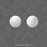 Anastrozole (Anastrozole [ an-as-troe-zole ])-TEVA A10-1 mg-White-Round