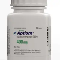 Aptiom (Eslicarbazepine [ es-li-kar-baz-e-peen ])-ESL 400-400 mg-White-Round