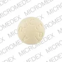 Aricept (Donepezil (oral) [ doe-nep-e-zil ])-ARICEPT 10-10 mg-Yellow-Round