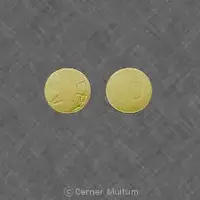 Aricept (Donepezil (oral) [ doe-nep-e-zil ])-ARICEPT 10-10 mg-Yellow-Round