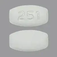 Aripiprazole (oral with sensor) (Aripiprazole (oral with sensor) [ ar-i-pip-ra-zole ])-251-2 mg-White-Rectangle