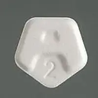 Ativan (Lorazepam [ lor-a-ze-pam ])-A 2 65 WYETH-2 mg-White-Five-sided