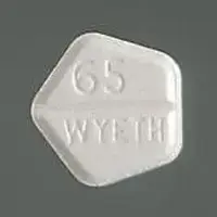 Ativan (Lorazepam [ lor-a-ze-pam ])-A 2 65 WYETH-2 mg-White-Five-sided