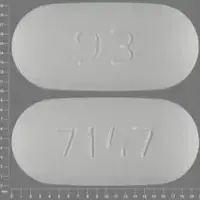 Azithromycin (Azithromycin [ a-zith-roe-mye-sin ])-93 7147-600 mg-White-Capsule-shape