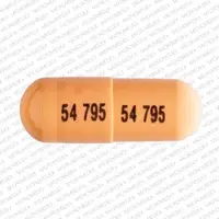 Balsalazide (Balsalazide [ bal-sal-a-zide ])-54 795 54 795-750 mg-Orange-Capsule-shape