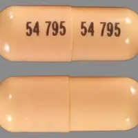 Balsalazide (Balsalazide [ bal-sal-a-zide ])-54 795 54 795-750 mg-Orange-Capsule-shape