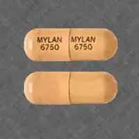 Balsalazide (Balsalazide [ bal-sal-a-zide ])-MYLAN 6750 MYLAN 6750-750 mg-Orange-Capsule-shape