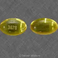 Benzonatate (Benzonatate [ ben-zoe-na-tate ])-3678-200 mg-Yellow-Oval