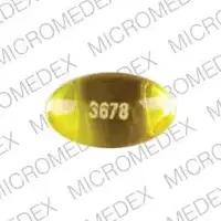 Benzonatate (Benzonatate [ ben-zoe-na-tate ])-3678-200 mg-Yellow-Oval