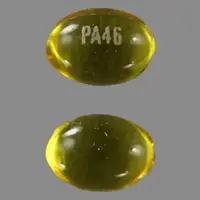 Benzonatate (Benzonatate [ ben-zoe-na-tate ])-PA46-100 mg-Yellow-Oval