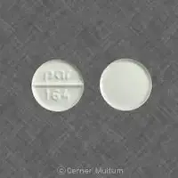 Benztropine (Benztropine (oral/injection) [ benz-troe-peen ])-par 164-0.5 mg-White-Round