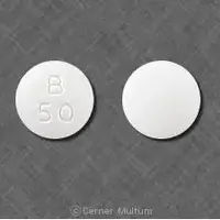 Bicalutamide (Bicalutamide [ bye-ka-loo-ta-mide ])-B 50-50 mg-White-Round