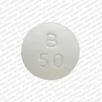 Bicalutamide (Bicalutamide [ bye-ka-loo-ta-mide ])-B 50-50 mg-White-Round